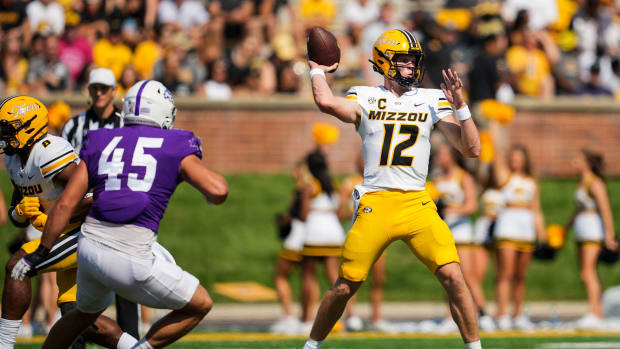 Brady Cook against Abilene Christian 9/17 (2022)